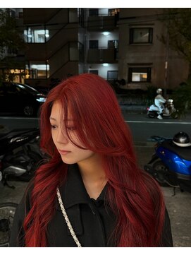 タイドヘア 茨木店(TIDE HAIR) wine red