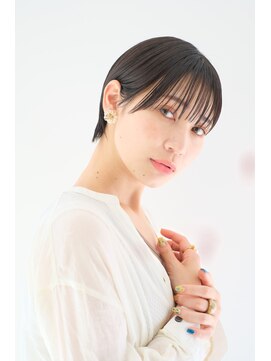 ラミ(L'ami) 耳掛けマッシュ/ダークブラック