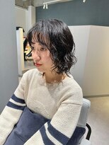 アム(amu)&nbsp;パーマボブ/ボブパーマ/パーマヘア/パーマ/ゆるめパーマ