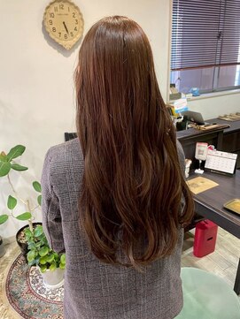 マイ ヘア デザイン 岡崎(MY hair design) 20代30代40代☆マカロンブラウン☆なみなみウェーブロング