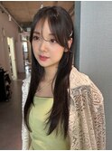 ローレイヤー/簡単アレンジ/シースルーバング/おくれ毛カット