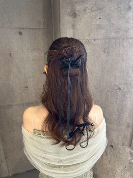 エイミー 伏見店(aemii) カチモリハーフアップ