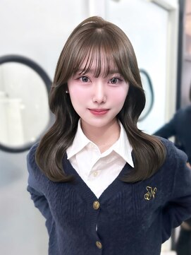 アルバム 銀座(ALBUM GINZA) ロングフェイスフレーミング顔周りレイヤー_F30905