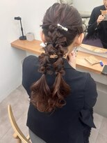 ウブ(ubu)&nbsp;ツイン編みおろし♪お呼ばれ/イベント/二次会/前撮り