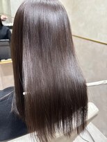 ジーナ 高槻(Zina) 髪質改善*美髪ブラウンアッシュセミロング*美髪【Zina高槻】