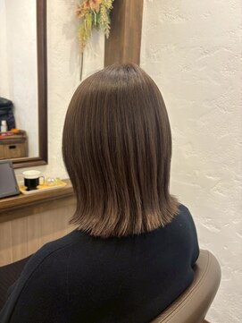 アミリー ひたち野うしく店(Amily) ハイライトバレイヤージュダブルカラーケアブリーチ20代30代