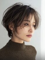 ハーツ(Heart's)&nbsp;ミセスショート×白髪ぼかしカラー３０代４０代５０代６０代