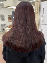 パークレーン アイス イヴェン アネックス(PARK LANE ICI yeven.anx)&nbsp;自然な縮毛矯正レイヤーカットブリーチなしダブルカラー春カラー