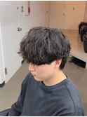 ナチュラル 無造作 メンズパーマ
