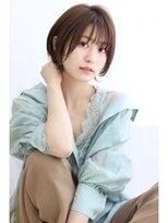 シロフイケブクロ(shirof ikebukuro)&nbsp;小顔ヘア×前髪あり×ショートボブ【磯野】