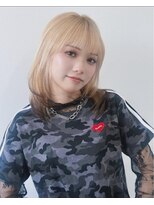 ニューヨークニューヨーク なんば道頓堀店(NYNY)&nbsp;10代・20代【ルーツカラー×前髪ありレイヤーカット】