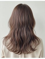 ウィールール 栄町店(WE RULE)&nbsp;髪質改善カラーくびれ巻き髪ロングヘア透明グレージュ夏カラー