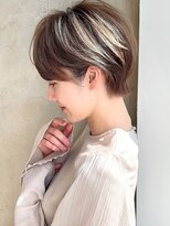 アフロート トウキョウ(AFLOAT TOKYO)&nbsp;マッシュショートボブ30代40代小顔銀座面長丸顔クールショート