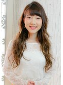 エクステ５０本でミディアムヘアからロングヘアに