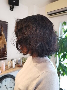 ハロ(HALO) ショートボブパーマ