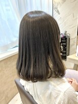 髪質改善＊オリーブグレージュラテ＊ワンカール【ZinaCENTRAL】