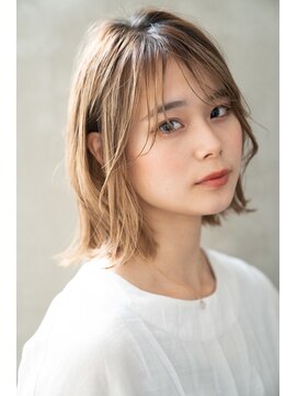 ノート ヘアーサロン(NOTE HAIR SALON) 外国人風ハイトーンミディ