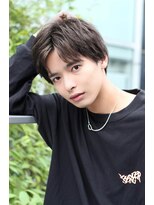 リークフー(Ree cu fuu)&nbsp;センターパートにシークレットパーマ！！　黒髪　モテ髪