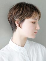 似合わせカット銀座大人ショート　テラッコタミニウルフ