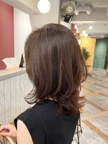 ムーン(moon) 11月#ロングヘア#グレージュカラー#ボブウルフ#ココアベージュ