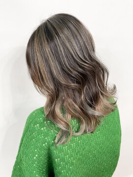 オル(Olu) 【MASAYA】立体感バレイヤージュカラー