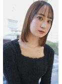 ボブ　切りっぱなしボブ　内巻きボブ