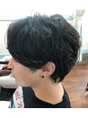 ミュージシャン風メンズニュアンスパーマ