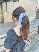 ガーリーヘア/ポニーテールのお呼ばれアレンジ