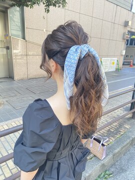 デコヘアー キートス(DECO HAIR kiitos) ガーリーヘア/ポニーテールのお呼ばれアレンジ
