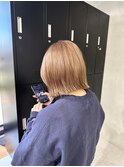 ミルクティーベージュ_タンバルモリ_外ハネボブ