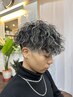 人気No2メンズカット+ホワイトメッシュ+トリートメント＋スタイリング￥19,800