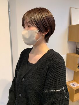 クラフト ヘア デザイン(CRAFT HAIR DESIGN) 【craft渡邉】大人マッシュショート ストレートスタイル