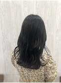 韓国風ブルーブラック【ＴＥＬＡＨＡＩＲ君津店】