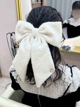 アリエス 大宮駅西口店(Aries) 編み込みハーフアップ