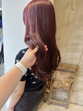 イル(ill) ブリーチなし チェリーレッド レッドカラー 大須