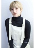 【Coach Hair Studio 新代田店】マッシュショート×ハイトーン