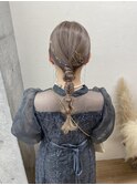 箔付きタイトヘアアレンジ/大宮東口タイトヘアアレンジ