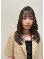 ロウ 札幌(ROW) ハッシュカット/オリーブブラウン/髪質改善トリートメント/小顔