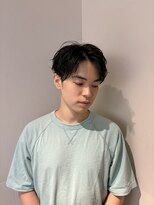 シエル バイ ケンジ 登戸 生田(CIEL by KENJE)&nbsp;無造作センターパートマッシュショート秋冬トレンドヘア