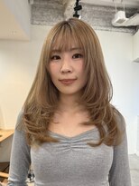 マルケ ドゥ マッシュ(MaruQuee de mashu)&nbsp;ブロンドカラー/ミルクティーカラー/レイヤーカット/梅田/大阪