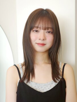 ノイカーム(noi Calm) 髪質改善トリートメントミルクティーベージュカラーくびれヘア