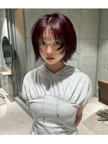 ルッチ 立川(LUCCI) レッドカラー/ミニボブ