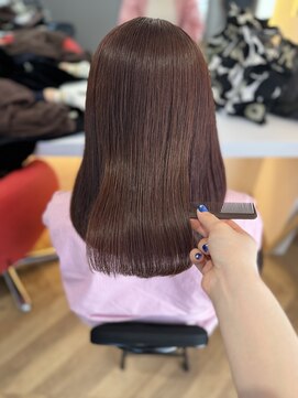 テンペランス(Temperance.) ピンクベージュ×髪質改善トリートメント