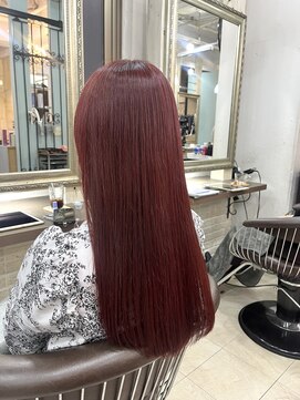 ヘアーアンドメイク シークタチカワ 立川店(Hair&Make Seek) 【兒玉】ブリーチなしで作る透明感ボルドーカラー