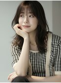 ミディアムヘアー/チャコールグレー/20代30代/髪質改善/越谷