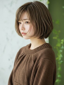 ワゴンバイアフロート(Wagon by afloat) ショートボブ髪型20代30代40代50代前髪あり前髪なし面長丸顔池袋