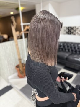 ラブスタシー 京都河原町店(lovestasy) カット/ボブ/切りっぱなし/ダブルカラー