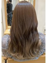 ロニカ 銀座(LOuNICA)&nbsp;グラデ風カラー/ブリーチ履歴あり/フェミニン/モテ #銀座#東銀座