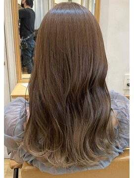 ロニカ 銀座(LOuNICA) グラデ風カラー/ブリーチ履歴あり/フェミニン/モテ #銀座#東銀座