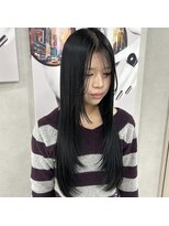 エーバイフー 江坂店(A BY WHO)&nbsp;A BY WHO江坂/ロングレイヤー/ブルーブラック